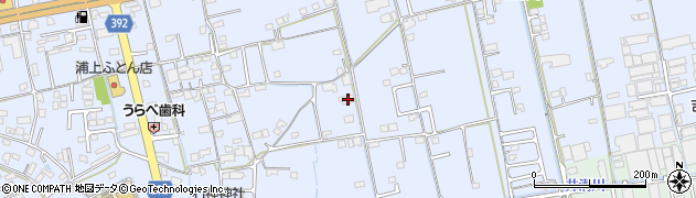広島県福山市駅家町万能倉876周辺の地図