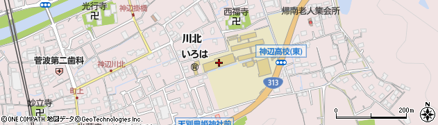 広島県立神辺高等学校周辺の地図