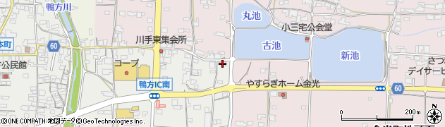 岡山県浅口市鴨方町鴨方1668周辺の地図