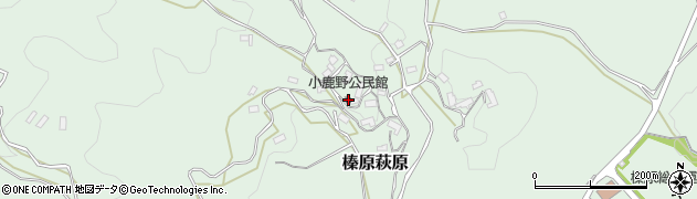 奈良県宇陀市榛原萩原1259周辺の地図