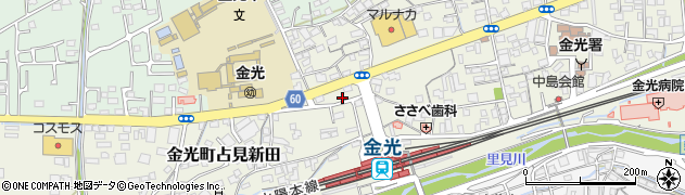 岡山県浅口市金光町占見新田477周辺の地図
