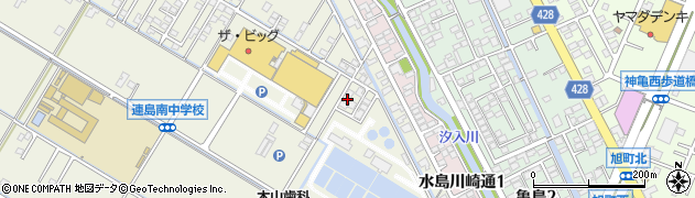 岡山県倉敷市連島町鶴新田1153-20周辺の地図