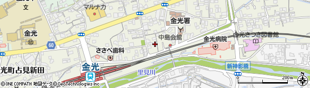 岡山県浅口市金光町占見新田428周辺の地図