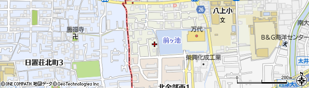 大阪府堺市美原区大饗358周辺の地図