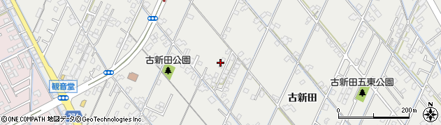 岡山県倉敷市福田町（古新田）周辺の地図