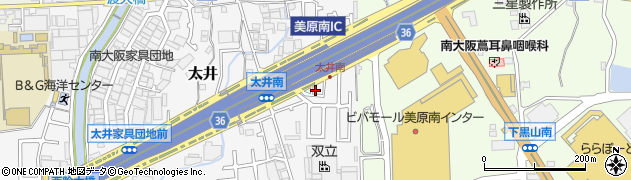 大阪府堺市美原区太井623周辺の地図
