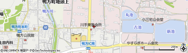 岡山県浅口市鴨方町益坂1414周辺の地図