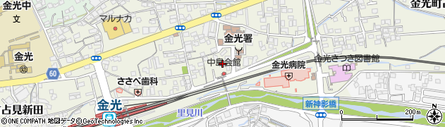 岡山県浅口市金光町占見新田721周辺の地図