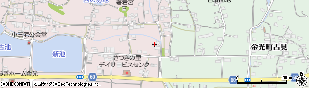岡山県浅口市金光町地頭下853周辺の地図