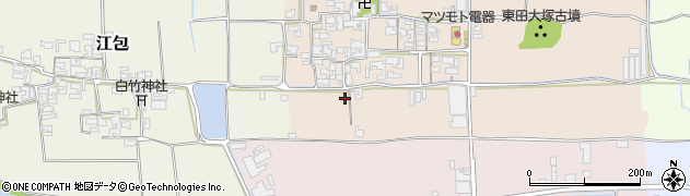 奈良県桜井市東田36周辺の地図