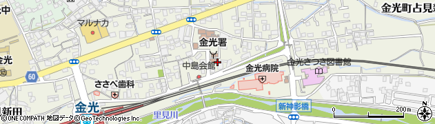 岡山県浅口市金光町占見新田760周辺の地図