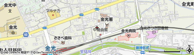 岡山県浅口市金光町占見新田717周辺の地図