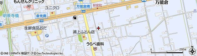 広島県福山市駅家町万能倉1121周辺の地図