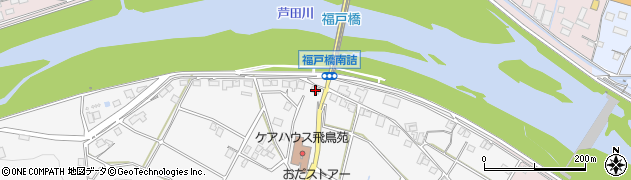 広島県福山市芦田町福田186周辺の地図