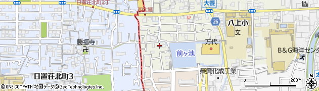 大阪府堺市美原区大饗353周辺の地図