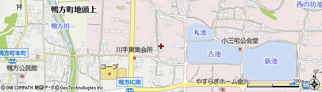 岡山県浅口市鴨方町益坂1449周辺の地図