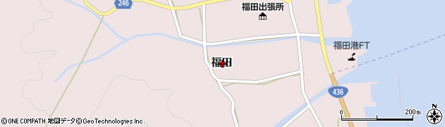香川県小豆郡小豆島町福田周辺の地図