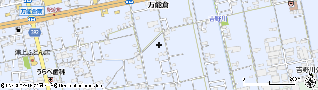 広島県福山市駅家町万能倉848周辺の地図