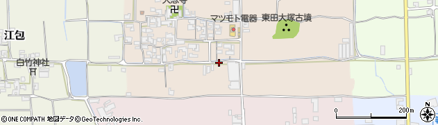 奈良県桜井市東田24周辺の地図