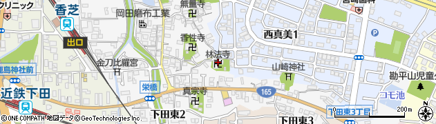 林法寺周辺の地図