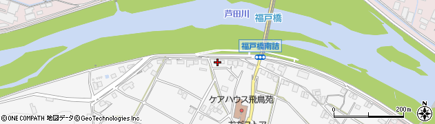 広島県福山市芦田町福田196周辺の地図