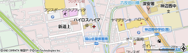 広島県福山市神辺町十九軒屋67周辺の地図