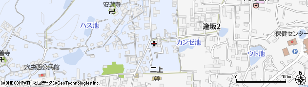 奈良県香芝市穴虫1239周辺の地図