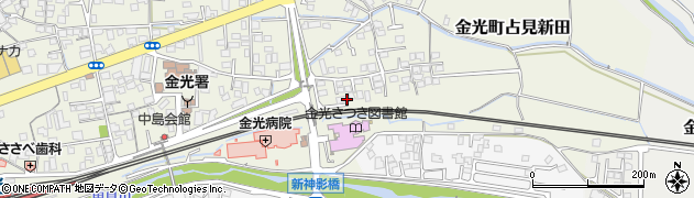 岡山県浅口市金光町占見新田795周辺の地図
