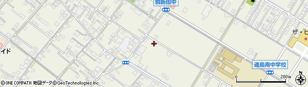 岡山県倉敷市連島町鶴新田1517周辺の地図