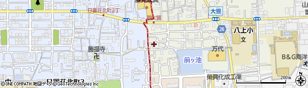 大阪府堺市美原区大饗352周辺の地図