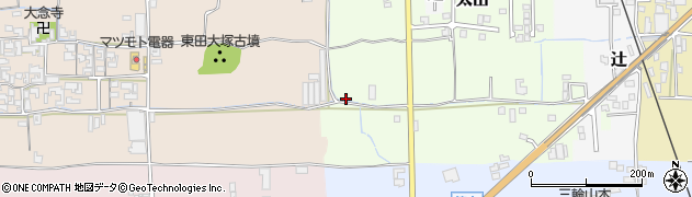 奈良県桜井市太田58周辺の地図
