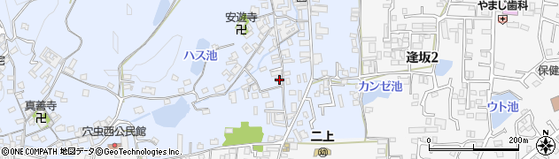 奈良県香芝市穴虫1283-2周辺の地図
