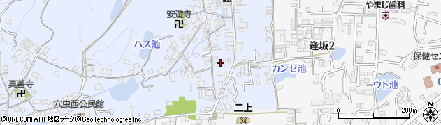 奈良県香芝市穴虫1275周辺の地図