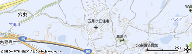 奈良県香芝市穴虫1904-19周辺の地図