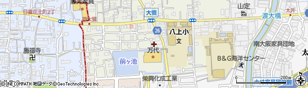 大阪府堺市美原区大饗143周辺の地図