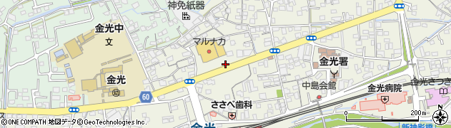岡山県浅口市金光町占見新田458周辺の地図