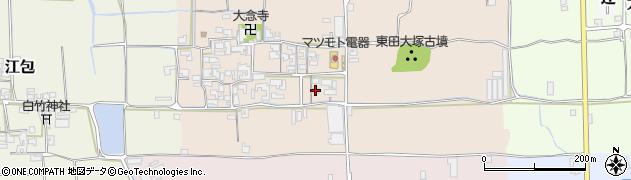 奈良県桜井市東田125周辺の地図