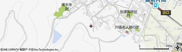 岡山県岡山市南区川張1042周辺の地図