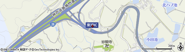 本州四国連絡高速道路株式会社　東浦料金所周辺の地図