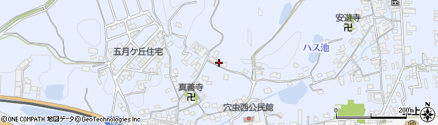 奈良県香芝市穴虫1469周辺の地図