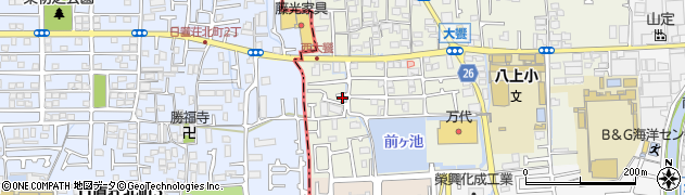 大阪府堺市美原区大饗350-12周辺の地図