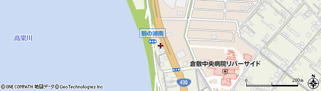 岡山県倉敷市連島町鶴新田2943周辺の地図