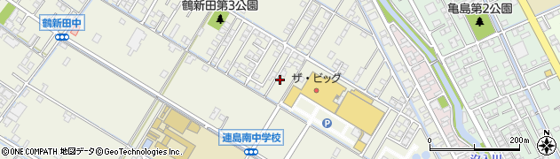 岡山県倉敷市連島町鶴新田1124周辺の地図