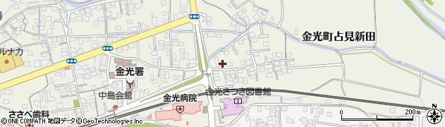 岡山県浅口市金光町占見新田807周辺の地図