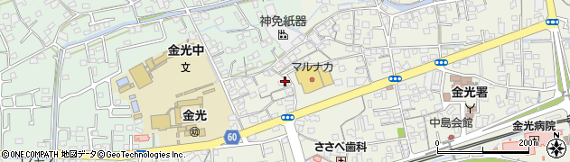 岡山県浅口市金光町占見新田519周辺の地図