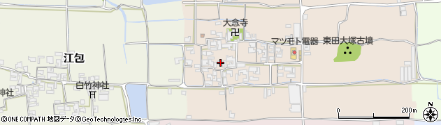 奈良県桜井市東田65周辺の地図