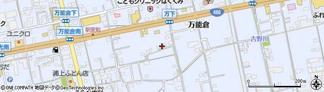 広島県福山市駅家町万能倉901周辺の地図