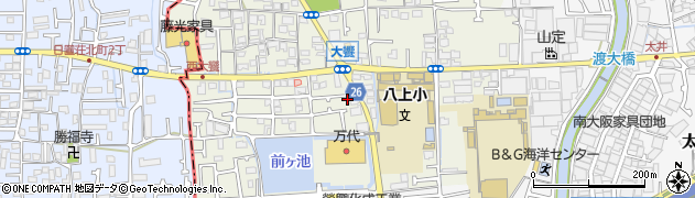 大阪府堺市美原区大饗148-12周辺の地図