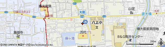 大阪府堺市美原区大饗148-11周辺の地図