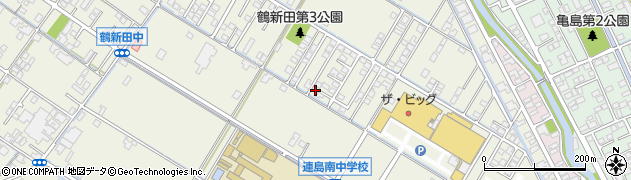 岡山県倉敷市連島町鶴新田1115-2周辺の地図